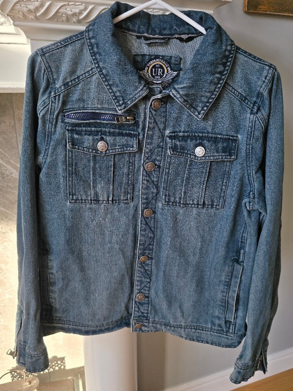Urban Republic button down denim jacket youth size XL (18/20)